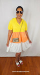 Tina Tiered Dress w/Hoodie