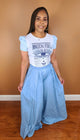 Denim Palazzo  (Pants Only)