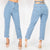 High Rise Back Belt Mom Jeans
