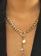 Key Padlock Pendant